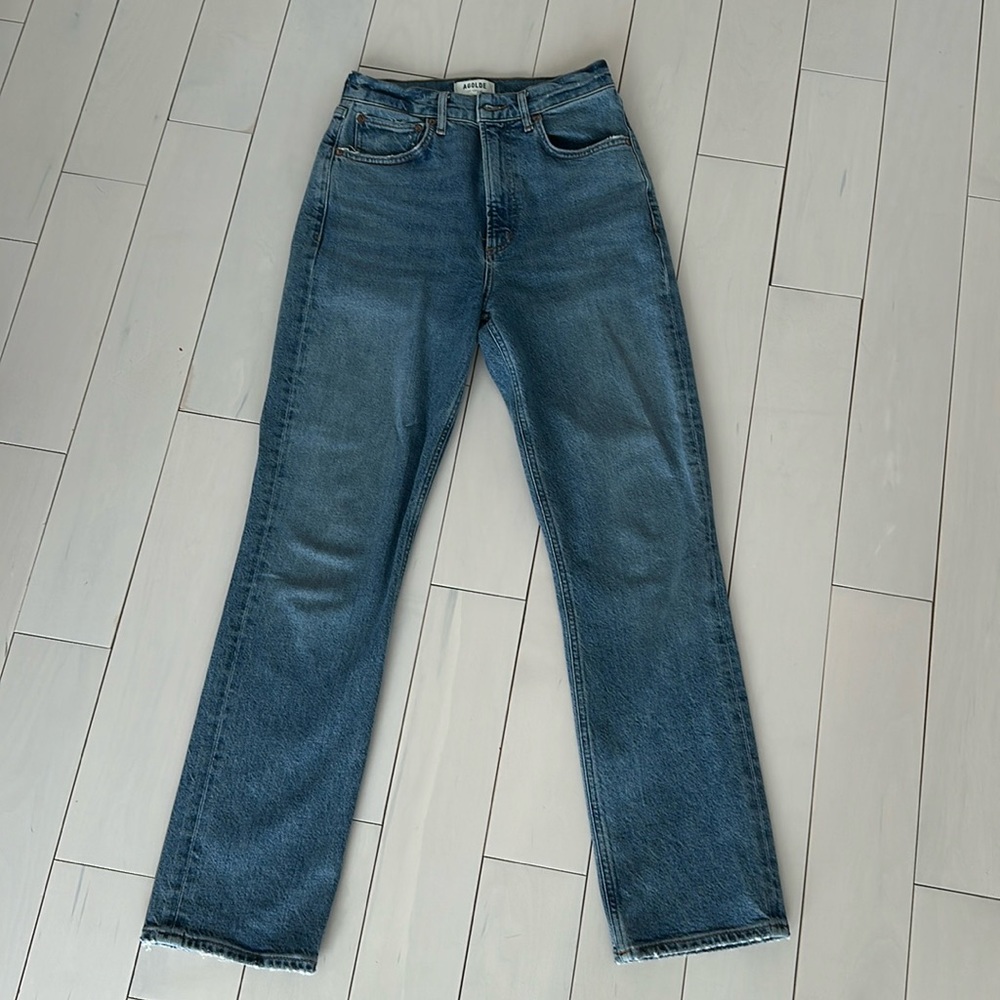 Agolde 25 High Rise Stovepipe Jean